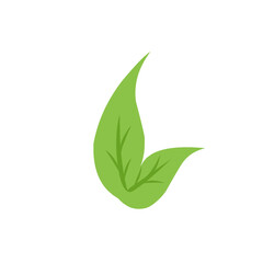 green leaf vector design