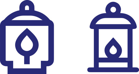 isolated lantern Vector,lantern Silhouette,lantern icon  , lantern symbol ,  lantern Vector illustration, 