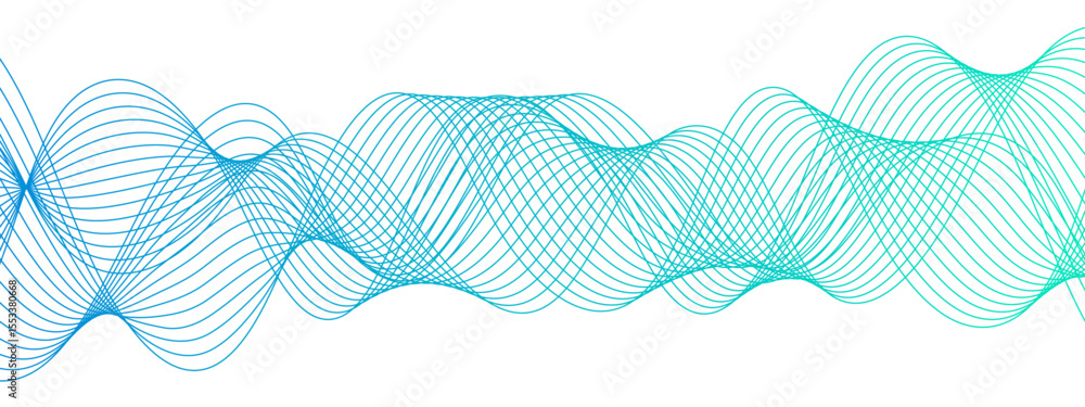 Poster Abstract digital background with flowing waveforms curved lines. Modern, fluid, and dynamic, evoking a sense of motion and digital energy. tech-inspired aesthetic data, or futuristic design