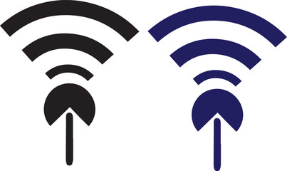 isolated signal Vector,signal Silhouette,signal icon  , signal symbol ,  signal Vector illustration, Vector Graphic, EPS 