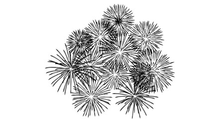 Obraz premium A Stunning Display of Fireworks Exploding in the Night Sky Creating a Beautiful and Vibrant Light Show for All to Enjoy and Celebrate Special Occasions