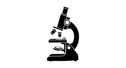 Detailed Scientific Microscope Illustration for Educational and Research Purposes Showcasing Precision Optics and Advanced Viewing Capabilities