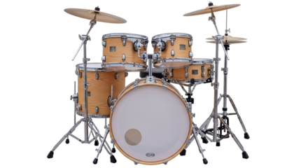 Isolated Drum Set