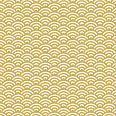 青海波模様の和柄素材