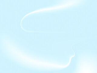 Abstract Light Blue Swirl with Smooth Lines