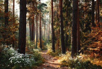 Obraz premium autumn in the woods