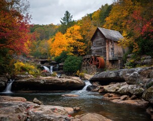 autumn in the mountains