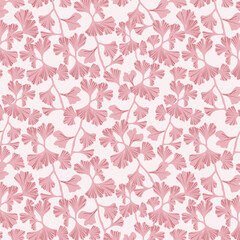 Fototapeta premium Modern Botanica seamless vector pattern