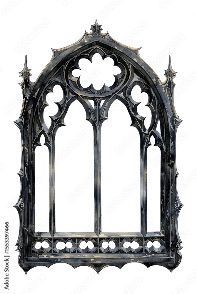 Poster png gothic frame architecture window gothic.