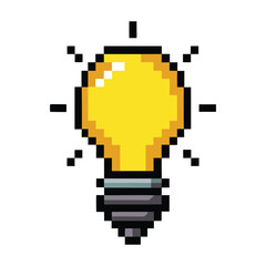 Obraz premium Pixel rocket