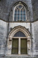 Pouilly-sur-Loire in France, village in the south, the Saint-Pierre church
