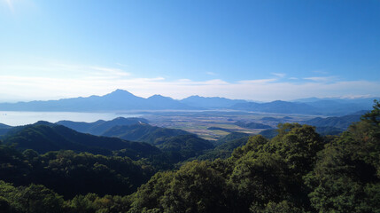 Fototapeta premium mountain landscape with clouds
