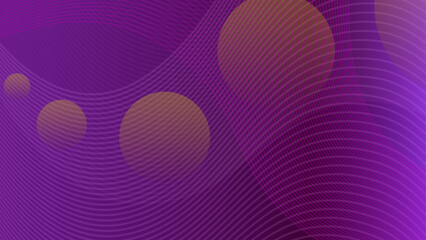 Wave form purple mesh background with yellow circles