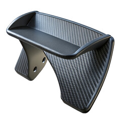 Carbon Fiber Wing Spoiler with Transparent Background for Automotive Performance