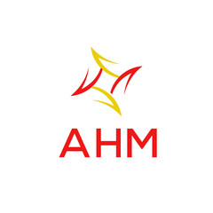 AHM Logo design vector template