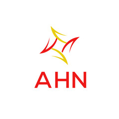AHN Logo design vector template