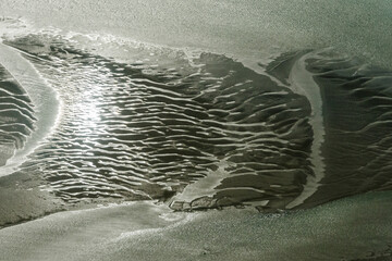 vue aérienne de la Baie de Somme en France