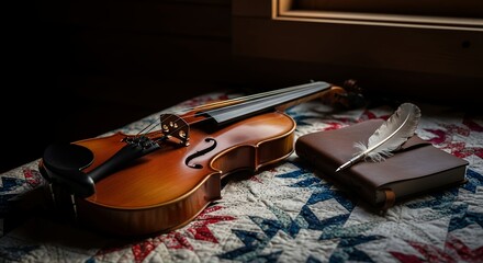 Obraz premium Pioneer Day A Violinist's Musical Journey
