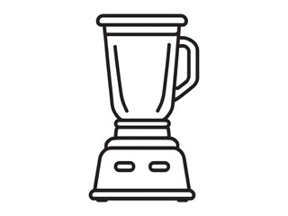 modern blender outline drawing vector graphic design