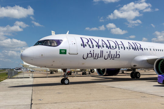Airbus A321 NEO (XLR) airliner from Riyadh Air (2025)