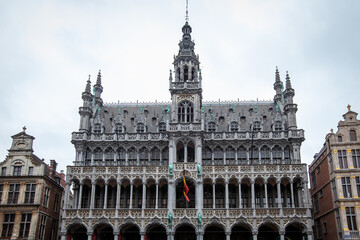 Maison du Roi on the Grand Place of Brussels, Belgium. Brussels City Museum