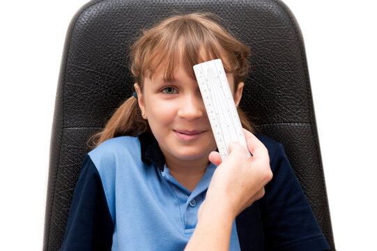 eye test, reading the chart