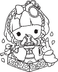 vector illustration of a man in a suit