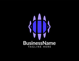 Abstract and modern logo icon, digital, sports, technology for various businesses and companies