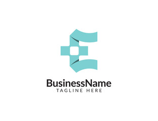 Creative letter E logo design