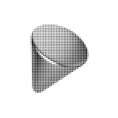 Dynamic halftone sphere vector illustration in black and white, perfect for modern designs. Abstract dot pattern creates a retro vibe. Ideal for backgrounds, posters, and web graphics.