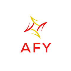 AFY Simple letter logo vector design template.