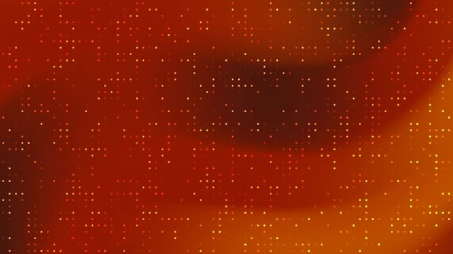 Dark 0range solid background Abstract red and brown pixelated pattern digital art. Suitable for backgrounds, digital design projects, artistic websites, and decorrelated content.