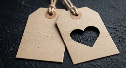 Heartfelt Gift Tags: Rustic Charm and Romantic Appeal