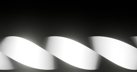 Abstract background spiral geometric pattern of design 3d render