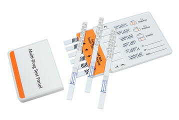 Multi-drug test panel for detectiom drugs and rapid methadone test strips in urine