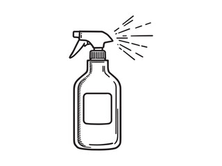 Air freshener line art vector with minimalist style
