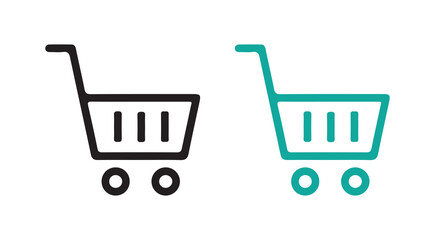 vector shopping cart icon