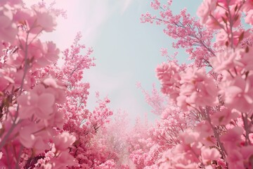 Naklejka premium pink cherry blossom