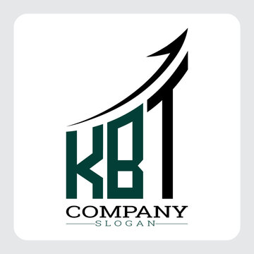 KBT Company Logo Design Growth vector, KBT Upward Arrow Business Success Logo vector, KBT Corporate Branding Logo , KBT logo design, KBT simple and modern logo, KBT business finance logo design, etc.