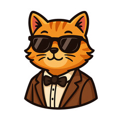 cartoon cat with a hat