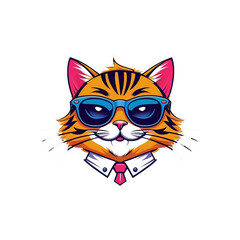 cat with sugglasses