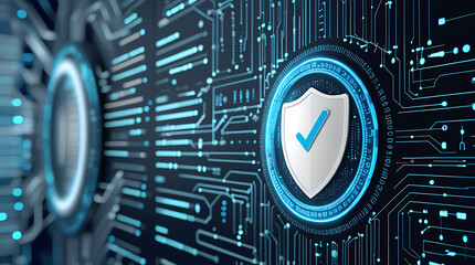 "Digital Data Security Icons Concept for Protecting Information and Cyber Infrastructure"

