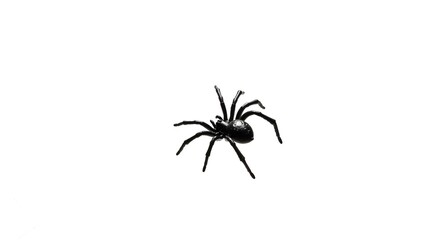Creepy Crawly Black Spider Arachnid Scuttling Motion