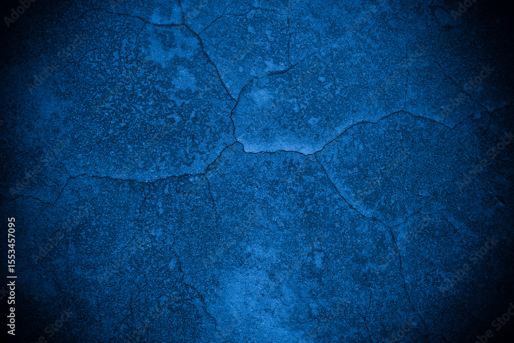 Poster old wall pattern texture cement blue dark abstract blue color design are light with black gradient b