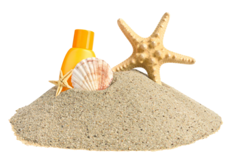 Summer theme object isolated on transparent background