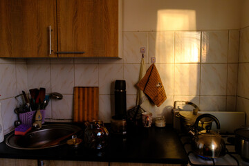 old kitchen stove