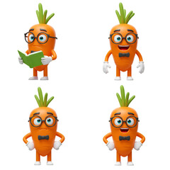 Smart Carrot Characters