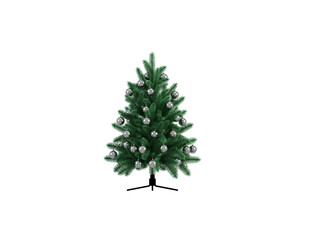 christmas tree isolated on white