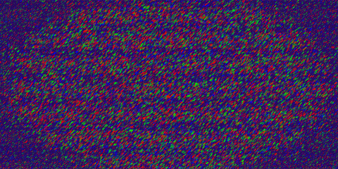 Abstract background with colorful glitch effect from pixels on dark screen. VHS and TV effect concept.  Digital Pixel color RGB noise error video frames.