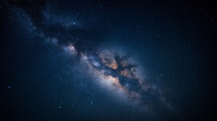 Fototapeta premium Wonderful milky way with million stars at night